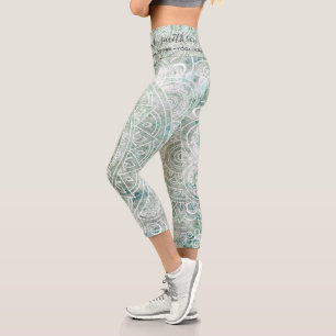 Mandala Spa Boheme Spiritual Grün Capri Leggings