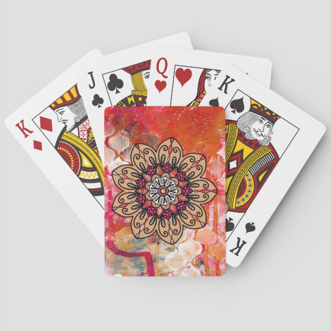 Mandala Spielkarten (Rückseite)