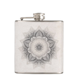 Mandala-Spitze Neutrals ID478 Flachmann