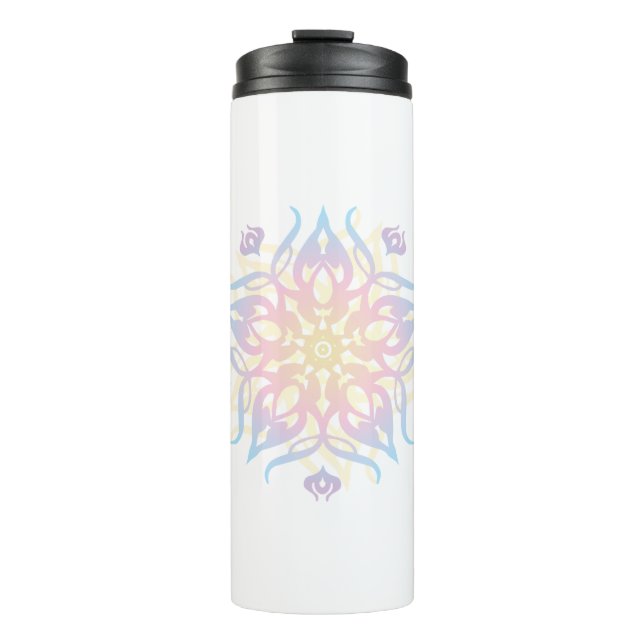 Mandala Sprite Burst Thermosbecher (Vorderseite)