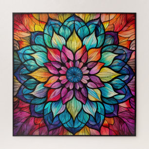 Mandala Stached Glass Puzzle