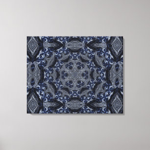 Mandala Star Retro Hippie Trippy Boho Chic Leinwanddruck