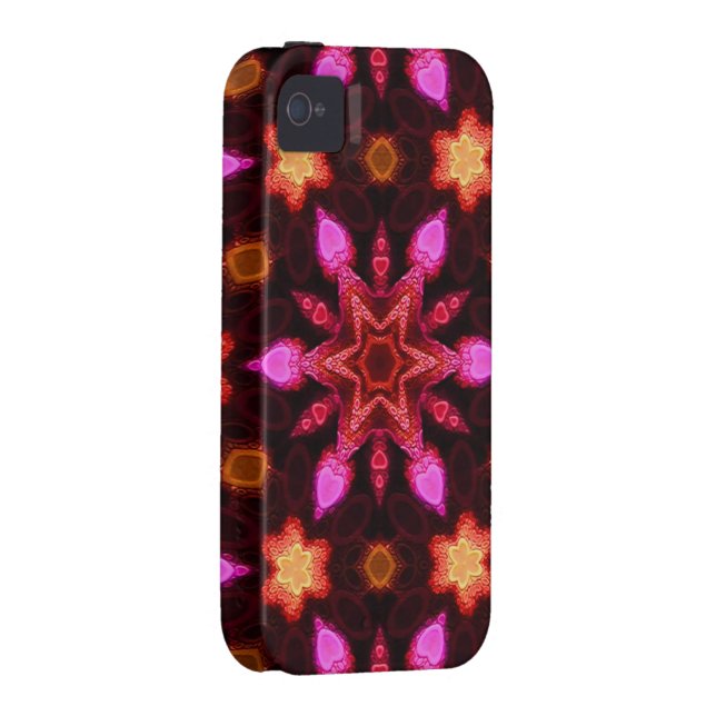 Mandala starker iPhone 4 Fall Case-Mate iPhone Hülle (Rückseite/rechts)