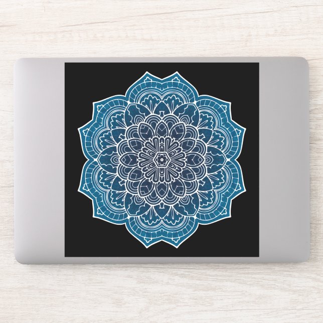 Mandala-Sticker Aufkleber (Computer)