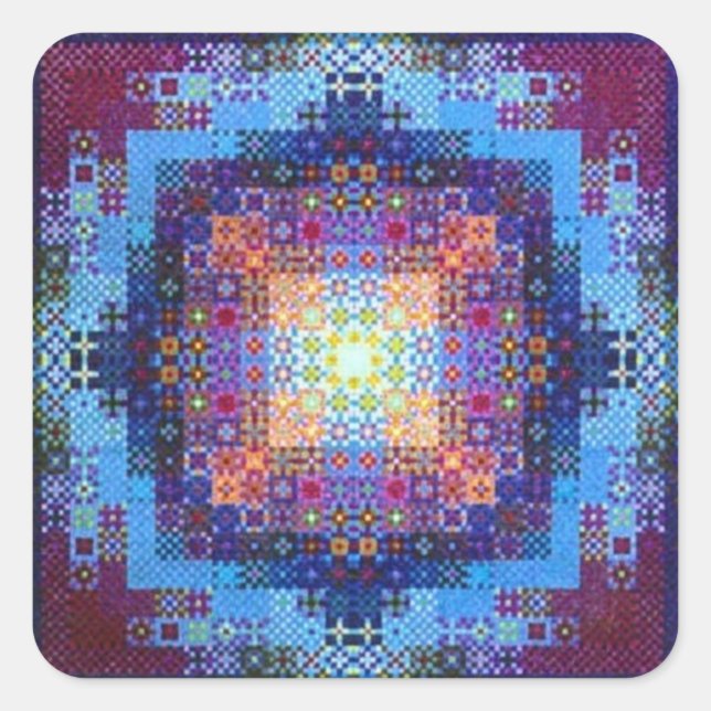 Mandala, Sticker de la joie et du bonheur (Devant)