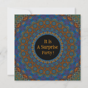 Mandala Surprise Party Einladung