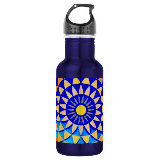 Mandala Symbol der Perfektion Edelstahlflasche
