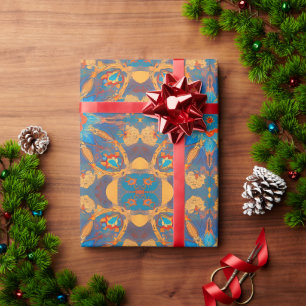 Mandala, Symmetrische Kunst Geschenkpapier