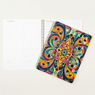 Mandala Symphonie des couleurs – Floral psychédéli