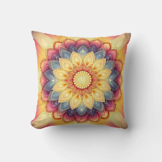 Mandala Throw Pillow Kissen