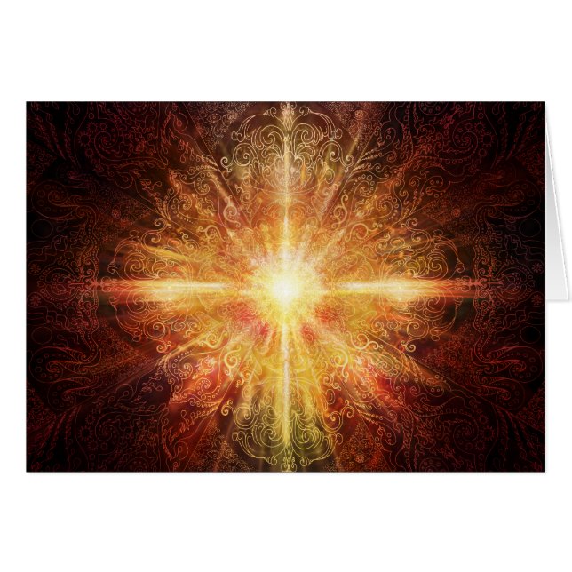 Mandala-tief Orange (Vorderseite (Horizontal))