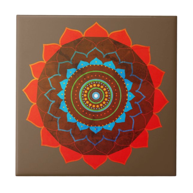 Mandala Tile Fliese (Vorderseite)