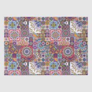 Mandala Tile Pattern Seidenpapier