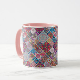 Mandala Tile Pattern Tasse