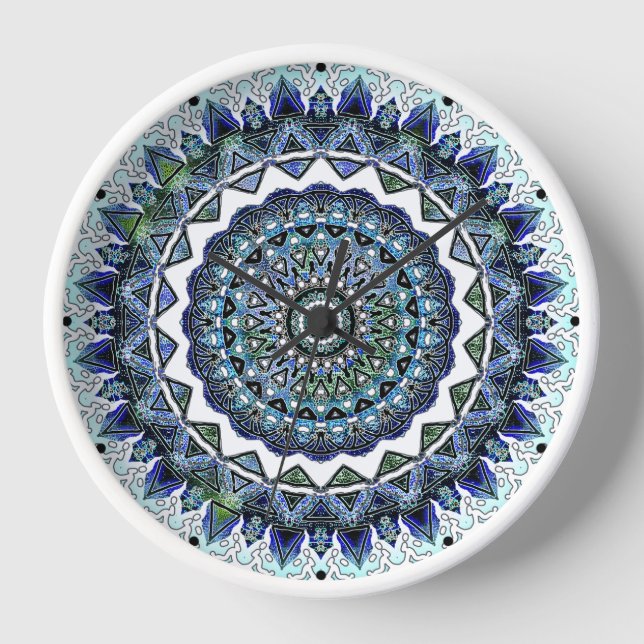 Mandala Uhr (Vorderseite)