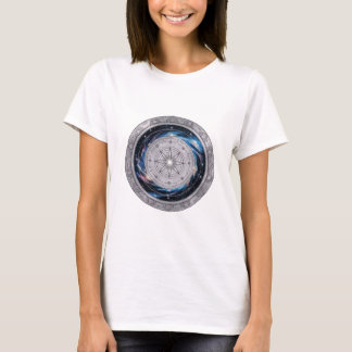 Mandala und Universe Design: Kosmische Harmonie T-Shirt