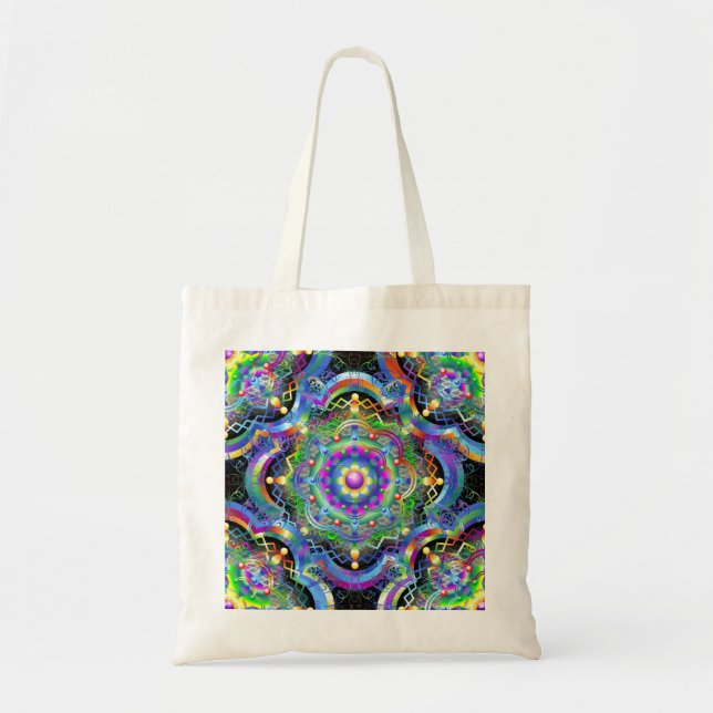 Mandala Universe Colors Tragetasche (Vorne)