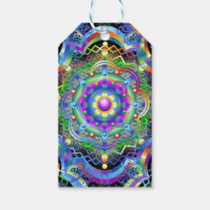 Mandala Universe Psychedelic Colors Geschenkanhänger