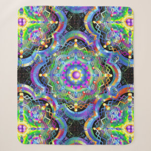 Mandala Universe Psychedelic Colors Sherpadecke