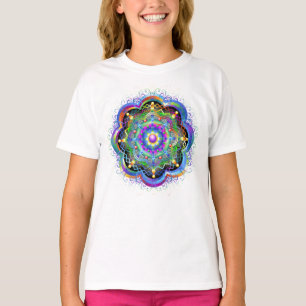 Mandala Universe Psychedelic Colors T-Shirt