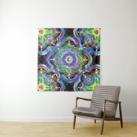 Mandala Universe Psychedelic Colors