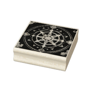 Mandala verbindet heilige Geometrie und mystische Gummistempel