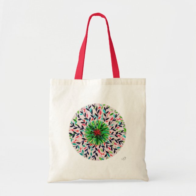 Mandala Verde Vida Tragetasche (Vorne)