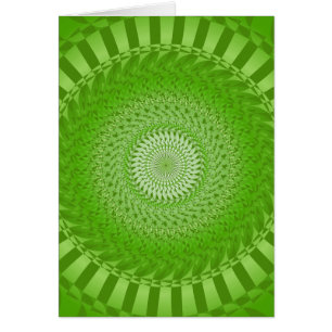 Mandala vert Soleil