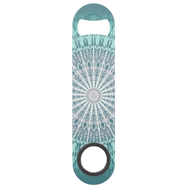 Mandala vert turquoise (Devant)