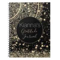 Mandala verzaubern mit Gold Stars personalisiert