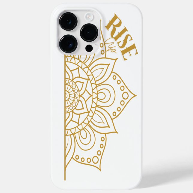 Mandala vibe - iphone 14 pro max coque (Verso)
