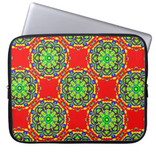 Mandala Vintage Stamm nahtlose Muster illustrieren Laptopschutzhülle
