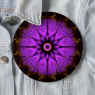 Mandala Violet Button