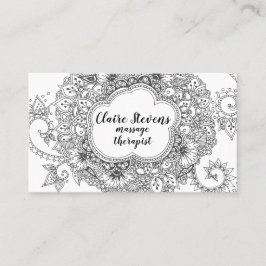 Mandala-Visitenkarte Visitenkarte