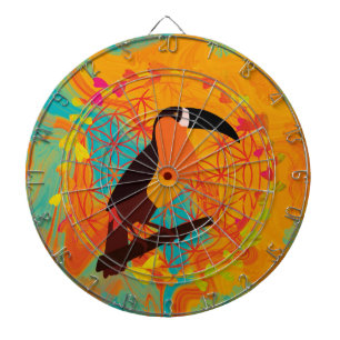 Mandala-Vogel Dartscheibe