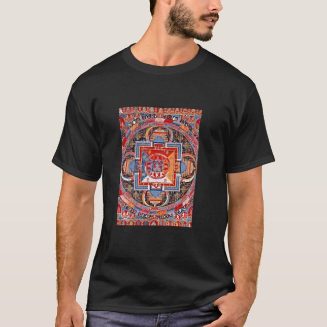 Mandala von Jnanadakini tibetisch-buddhistisch Tha T-Shirt (Vorderseite)