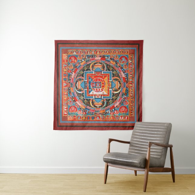 Mandala von Jnanadakini Wandteppich (Beispiel)