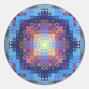 Mandala von Joy and Happiness Sticker