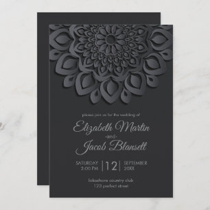 Mandala Wedding Einladung