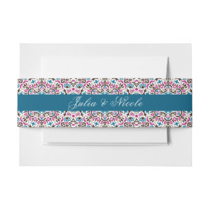 Mandala Wedding Einladungsbanderole