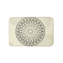 Mandala weich im Gelb