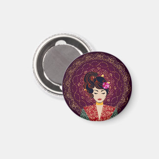 Mandala Woman Art Magnet