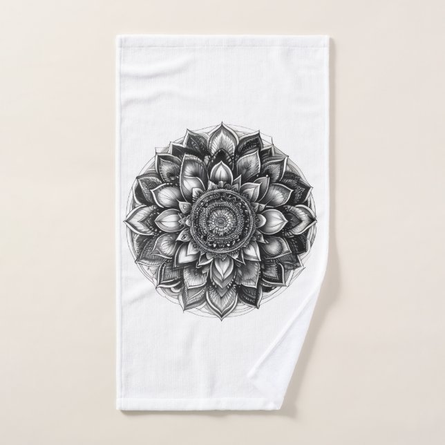 Mandala-Wurfdecke Handtuch (Handtuch)