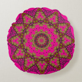 Mandala-Wurfs-Kissen der Kunst-3D Rundes Kissen