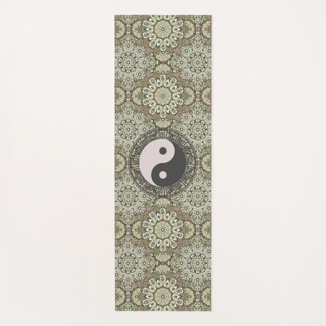 Mandala yin Yoga Yogamatte (Vorderseite)