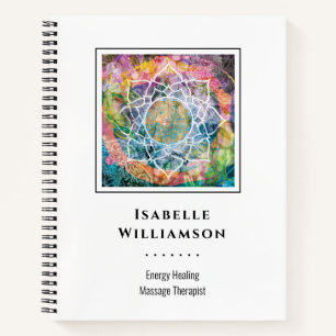 Mandala Zen Reiki Yoga Massage Sacro Spirituelle Notizbuch