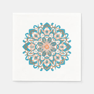 mandala Zoom-Papier Serviette
