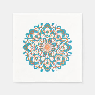 mandala Zoom-Papier Serviette
