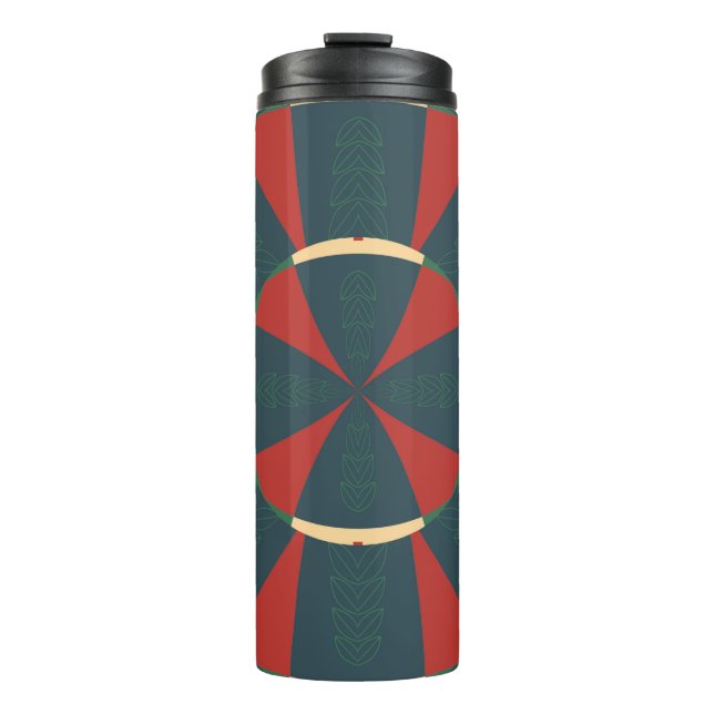Mandalaic kaleidoscope thermosbecher (Vorderseite)