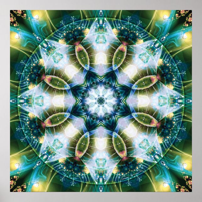 Mandalas aus dem Herzen der Veränderung 13 Poster (Vorne)